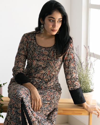 Krishna - Kalamkari Cotton Kurti - PRE ORDER - Feeding