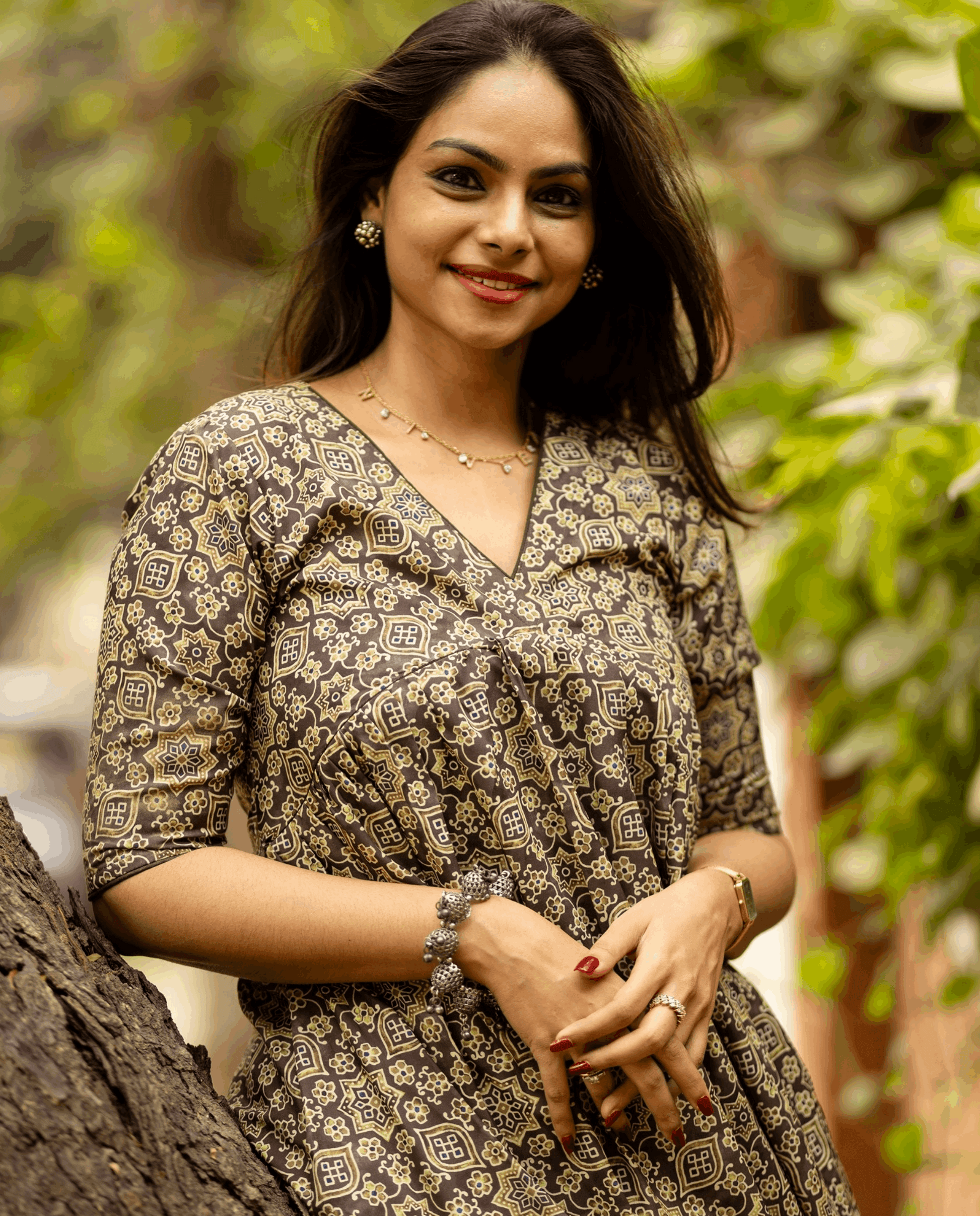 Sage Petal : Rayon Kurti - Regular