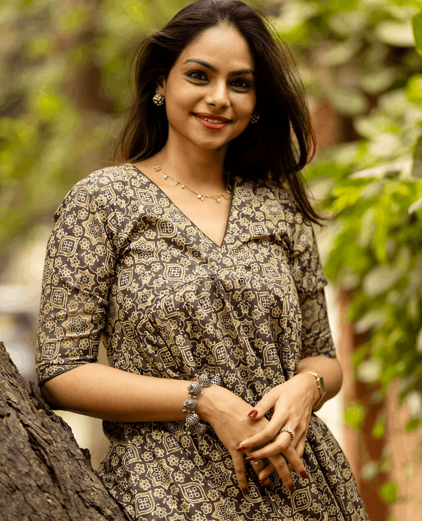 Sage Petal - Rayon Kurti - Feeding