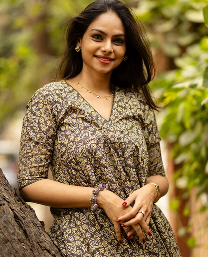 Sage Petal - Rayon Kurti - Feeding