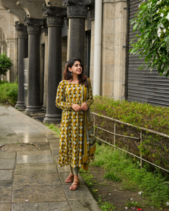 Olive Glow - Cotton Co-ord Set