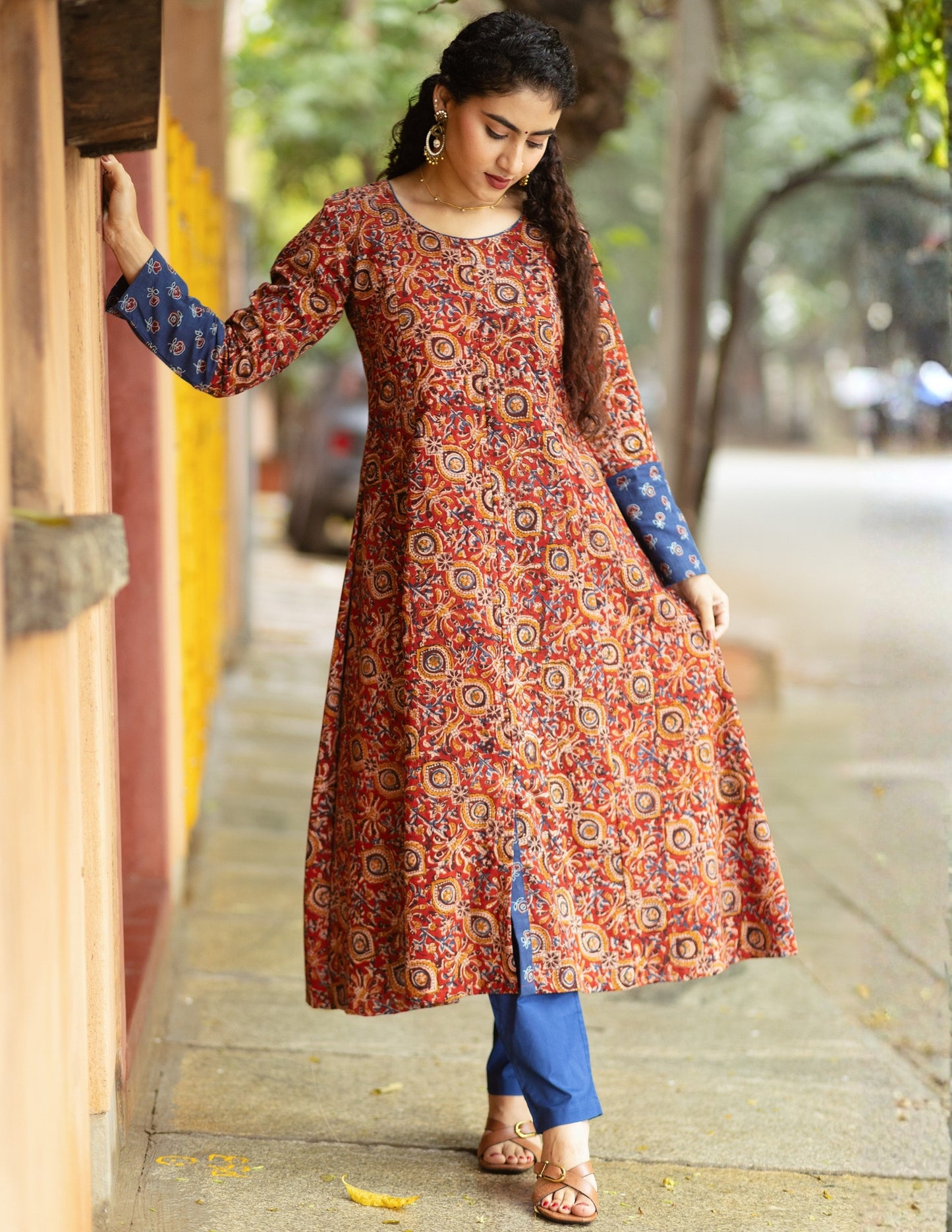 Roopa - Kalamkari Kurti - Feeding