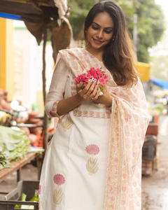 Shakti - Chanderi silk Salwar set
