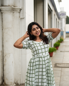 Mint Charm - Nursing Dress / Maternity wear