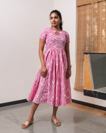 Load image into Gallery viewer, Mohana - Ikat Nursing Dress
