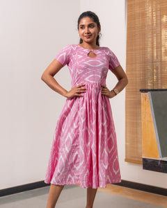 Mohana - Ikat Nursing Dress