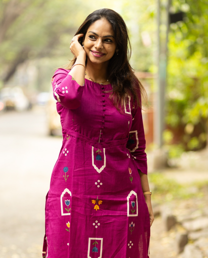 Ruby Rose : Cotton Kurti - Regular