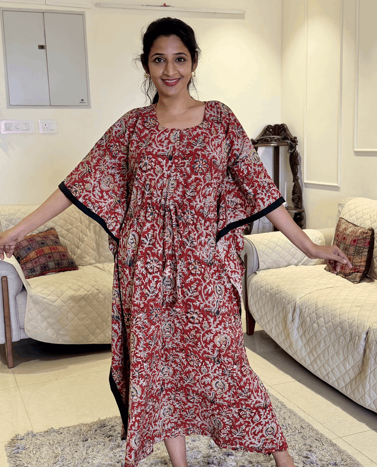 Sukha - Cotton Feeding Kaftan