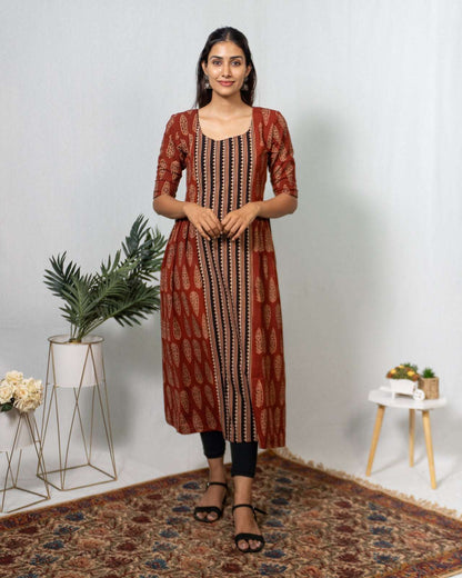 cotton maxi dress india, lightweight handloom cotton dress, sustainable cotton clothing india, eco friendly cotton dress, everyday cotton kurti, office wear cotton kurti, festive floral cotton dress, floral ikat cotton dress, pastel floral dress, elegant cotton dress for festivals, Feeding friendly , Affordable clothing, Chennai brands, Chennai clothing brands