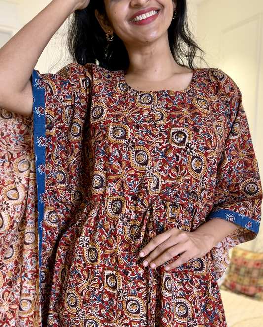 Priti - Cotton Feeding Kaftan