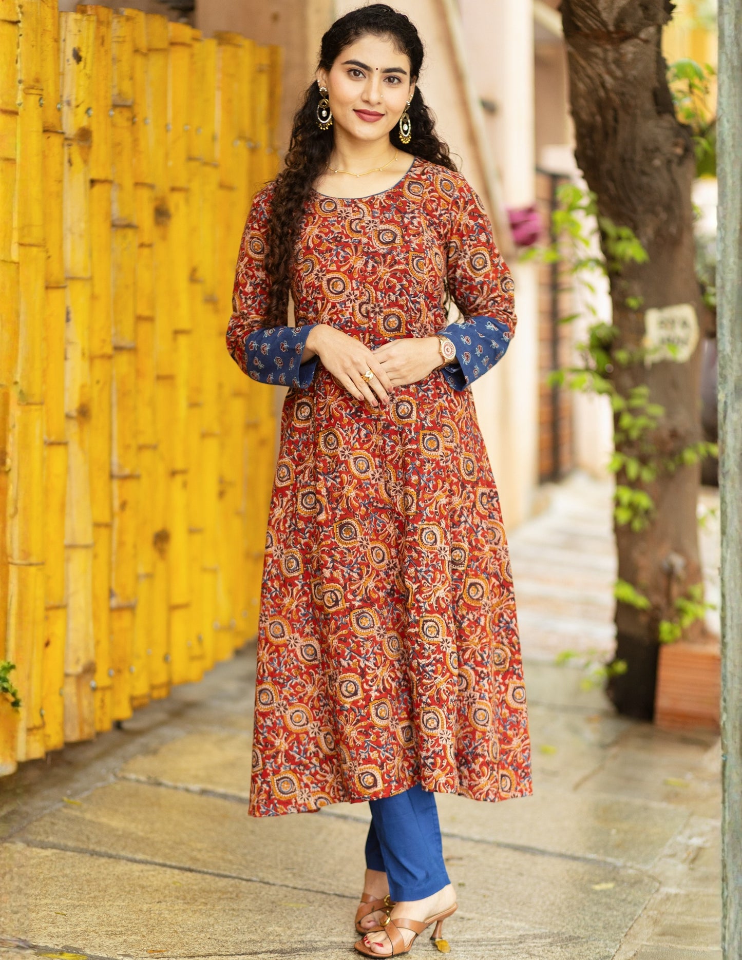 Roopa - Kalamkari Kurti - Feeding