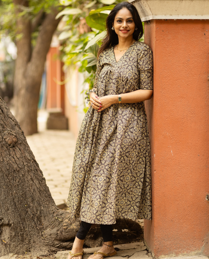 Sage Petal - Rayon Kurti - Feeding