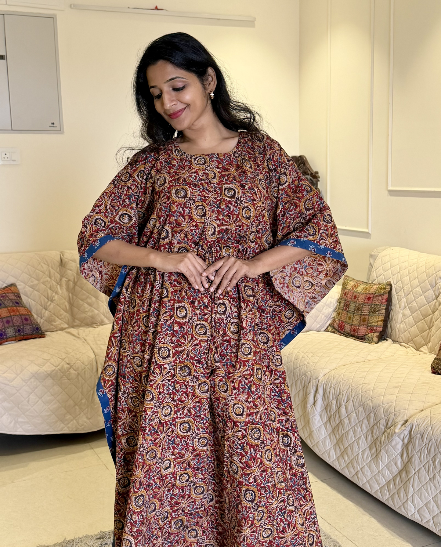 Priti - Cotton Feeding Kaftan