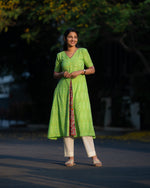 Load image into Gallery viewer, Abheri - Ikat Nursing Kurti
