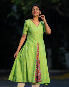 Abheri - Ikat Nursing Kurti