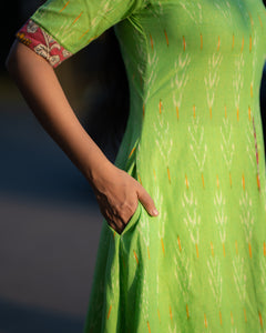 Abheri - Ikat Nursing Kurti
