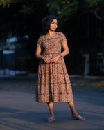 Load image into Gallery viewer, Abhogi - Kalamkari Nursing Dress
