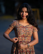 Load image into Gallery viewer, Abhogi - Kalamkari Nursing Dress
