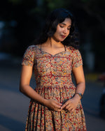 Load image into Gallery viewer, Abhogi - Kalamkari Nursing Dress
