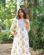 Load image into Gallery viewer, Chameli -  Cotton Nursing Kurti
