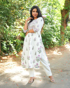 Chameli -  Cotton Nursing Kurti