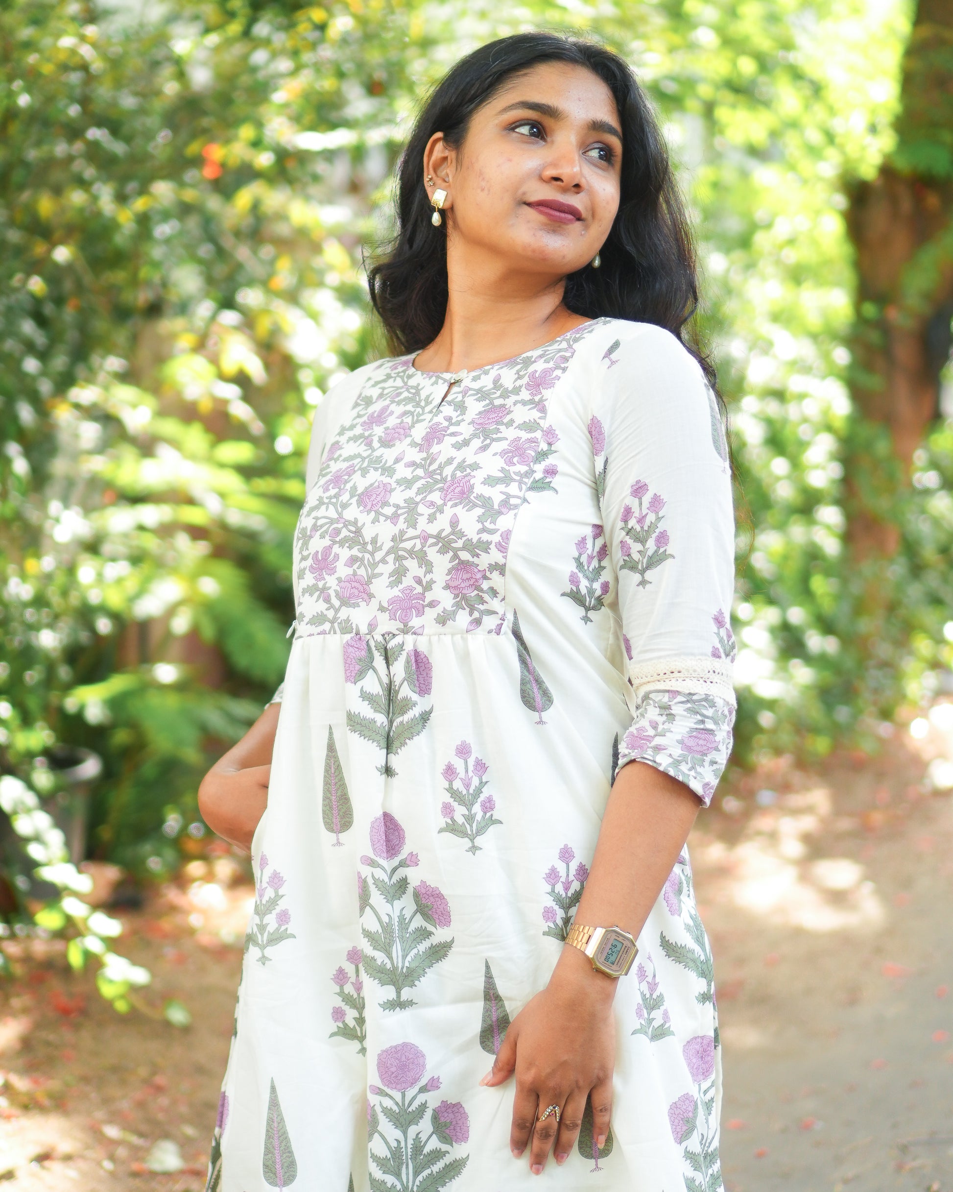 cotton floral dress, floral cotton dress for women, indian floral dress, south indian cotton dress, ikat dress, ikat cotton dress, ikat kurti, ikat cotton kurti, handwoven ikat dress, pochampally ikat kurti, mangalagiri cotton dress, mangalagiri cotton kurti, narayanpet cotton dress, narayanpet cotton kurti, chettinad cotton dress, chettinad cotton kurti, kalamkari cotton dress, kalamkari kurti, block print cotton dress, block print cotton kurti, handloom cotton dress, handloom cotton kurti, feeding dress, 