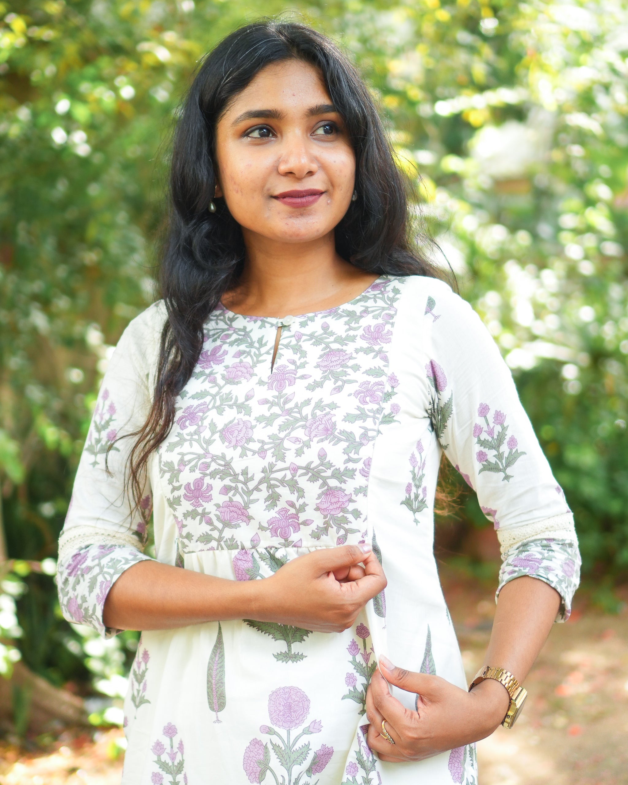 Chameli -  Cotton Nursing Kurti