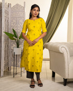 Load image into Gallery viewer, Champa - Cotton Nursing Co-ord set / Kurti Set
