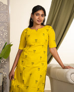 Load image into Gallery viewer, Champa - Cotton Nursing Co-ord set / Kurti Set
