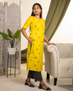 Load image into Gallery viewer, Champa - Cotton Nursing Co-ord set / Kurti Set
