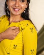 Load image into Gallery viewer, Champa - Cotton Nursing Co-ord set / Kurti Set
