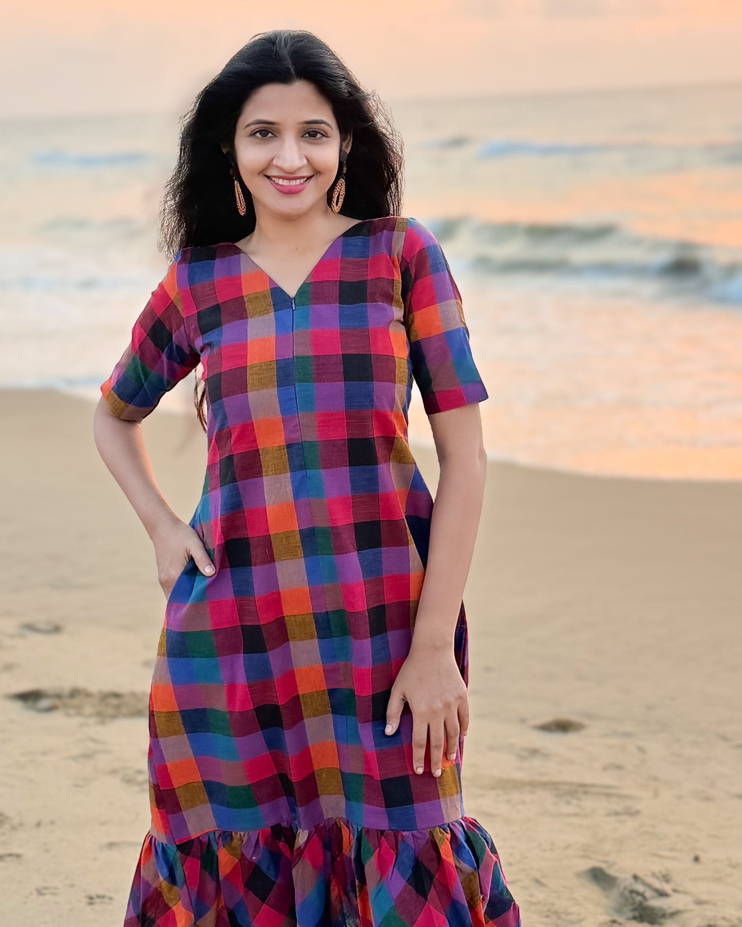 Madras Magic - Feeding Dress
