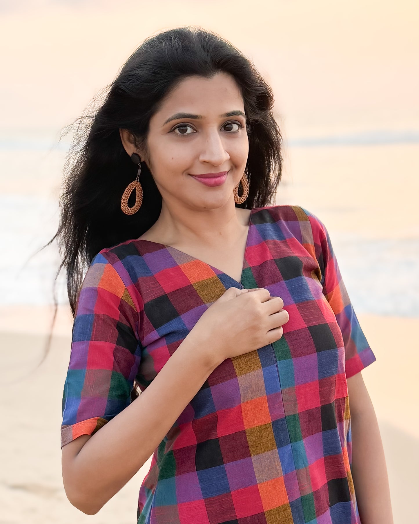 Madras Magic - Feeding Dress