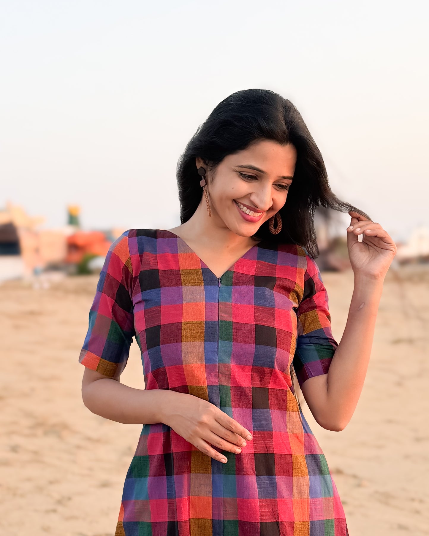 Madras Magic - Feeding Dress