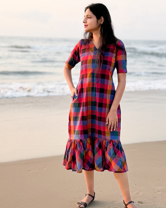 Madras Magic - Feeding Dress