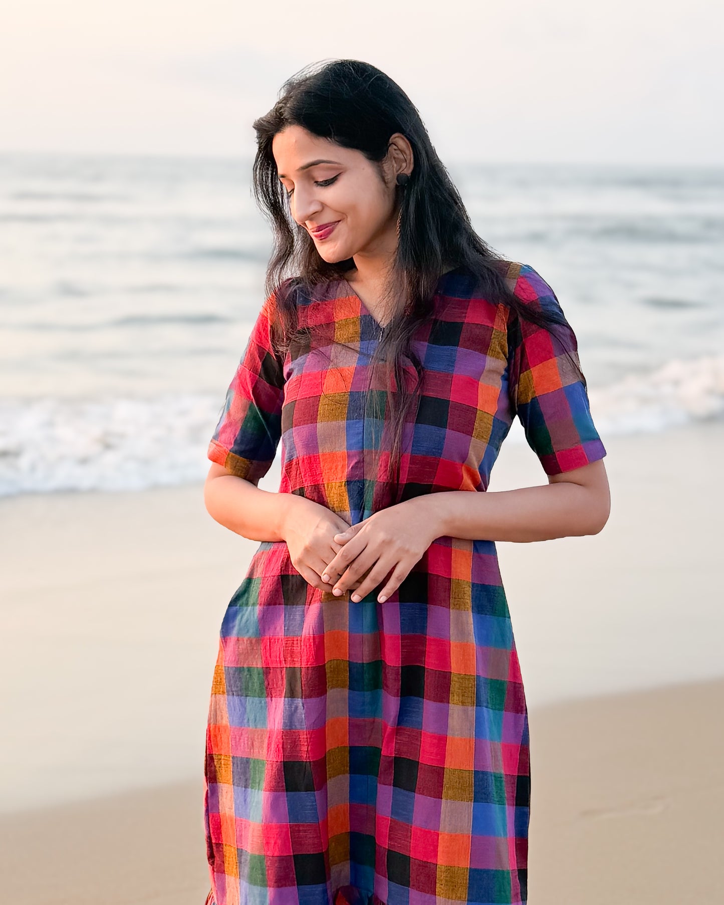 Madras Magic - Feeding Dress