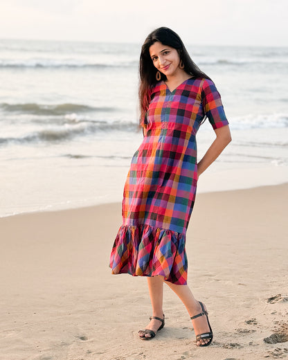 Madras Magic - Feeding Dress