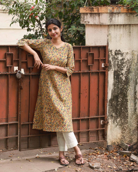 Gita - Kalamkari Kurti - Feeding