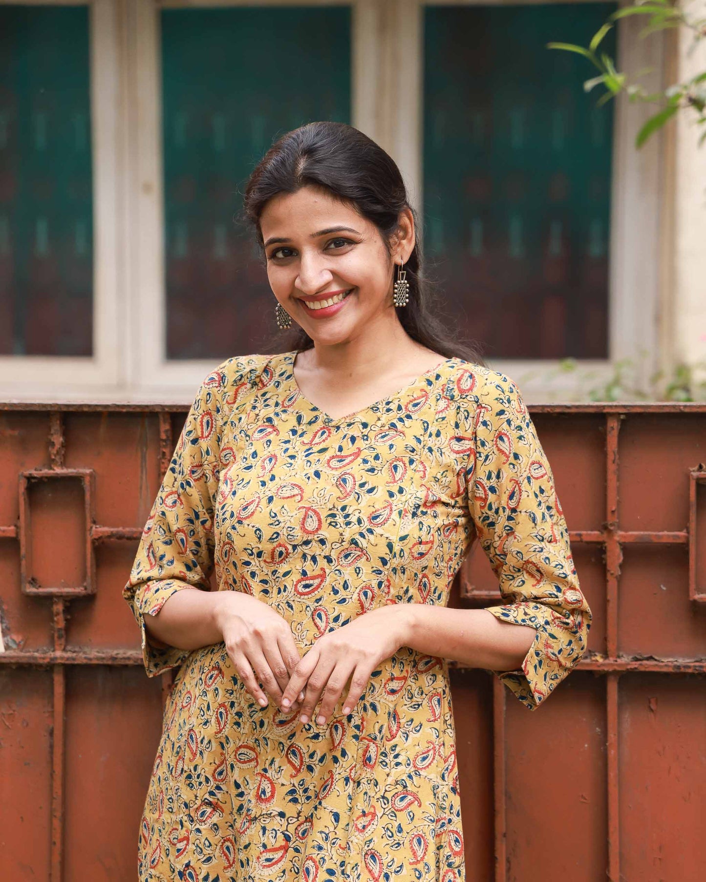 Gita - Kalamkari Kurti - Feeding