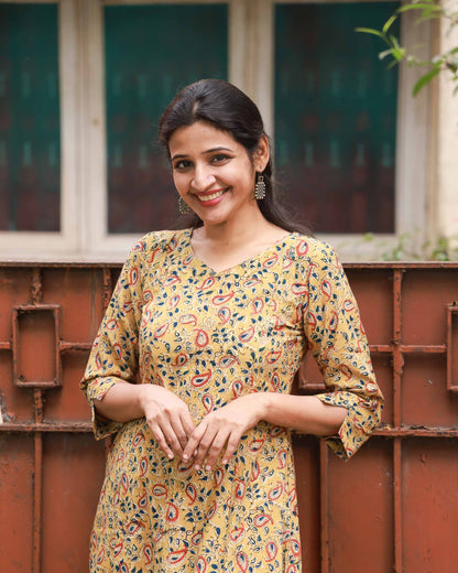 Gita - Kalamkari Kurti - Feeding