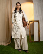 Load image into Gallery viewer, Ivory Bloom - Cotton Kurti / Co-ord set
