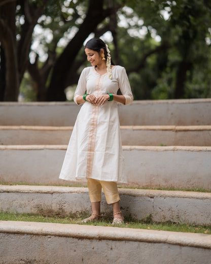 Lakshmi - Mangalgiri Kurti Set - Nursing