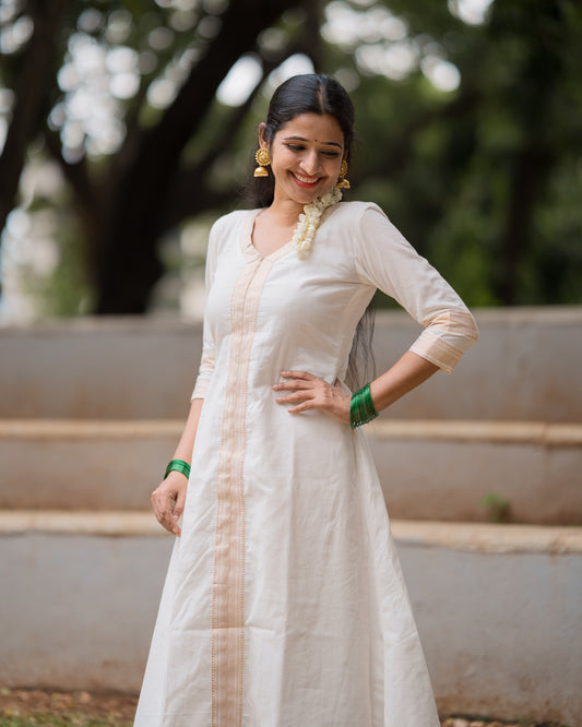 Lakshmi - Mangalgiri Kurti Set - Nursing