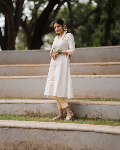 Lakshmi - Mangalgiri Kurti Set - Nursing