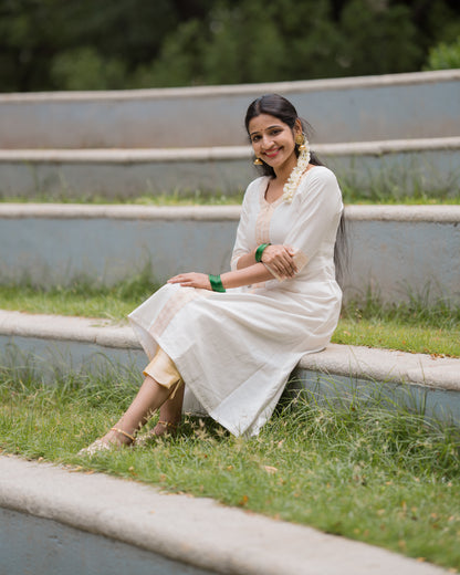 Lakshmi - Mangalgiri Kurti Set - Nursing