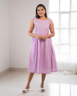 Load image into Gallery viewer, Lilac Breeze - Cotton Regular Dress
