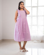 Load image into Gallery viewer, Lilac Breeze - Cotton Regular Dress

