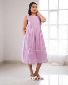 Lilac Breeze - Cotton Regular Dress