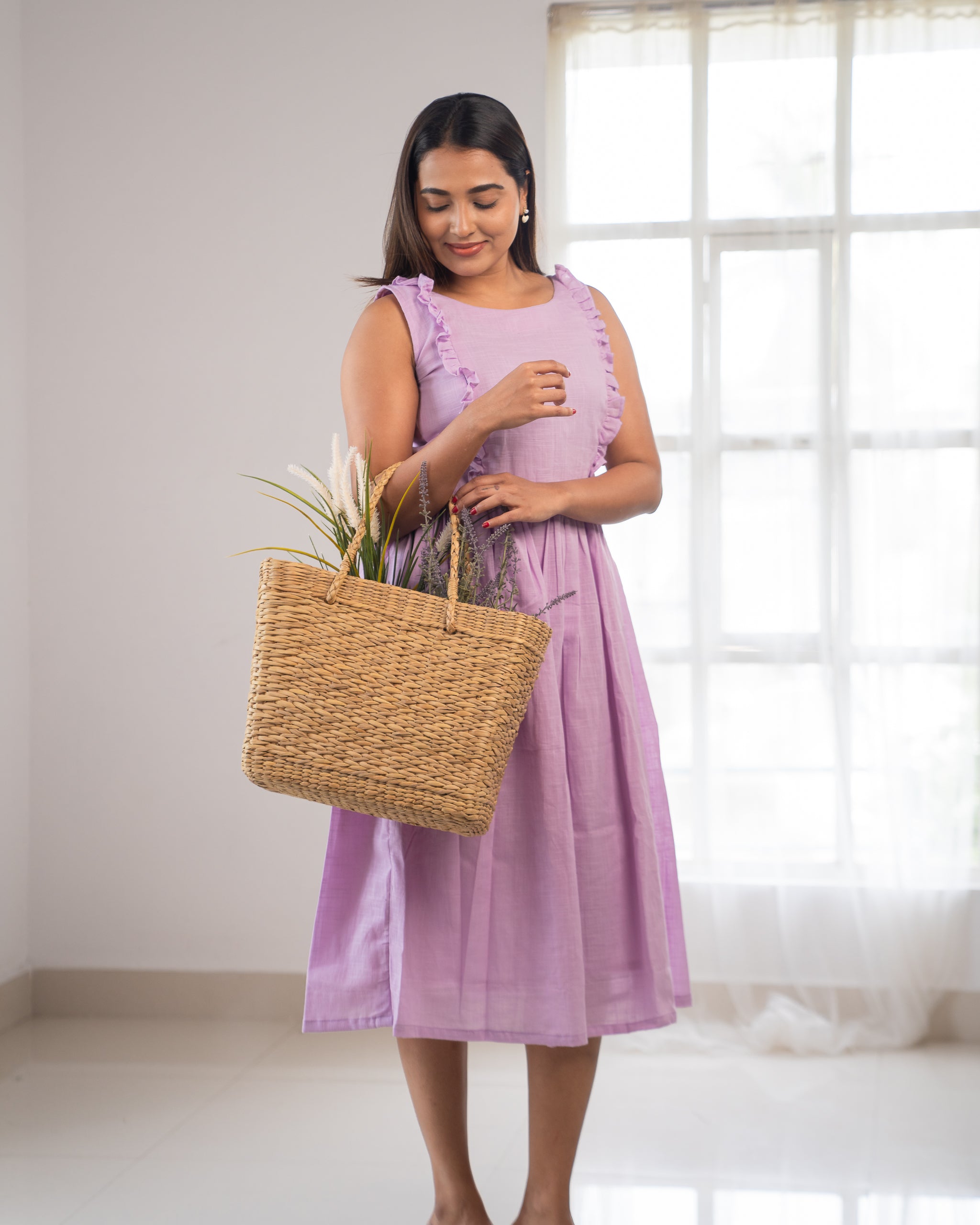 Lilac Breeze - Cotton Regular Dress