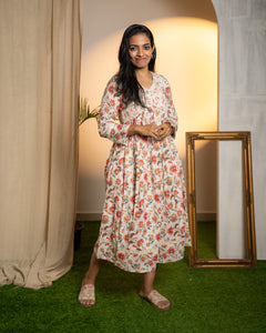Meadow Mist - Cotton Kurti (NON FEEDING)